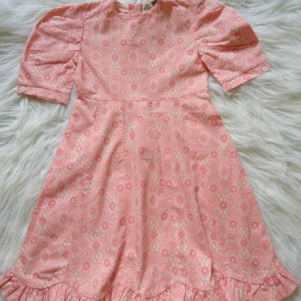 Kate Quinn Organic Cotton Scalloped Dress 3T NWOT